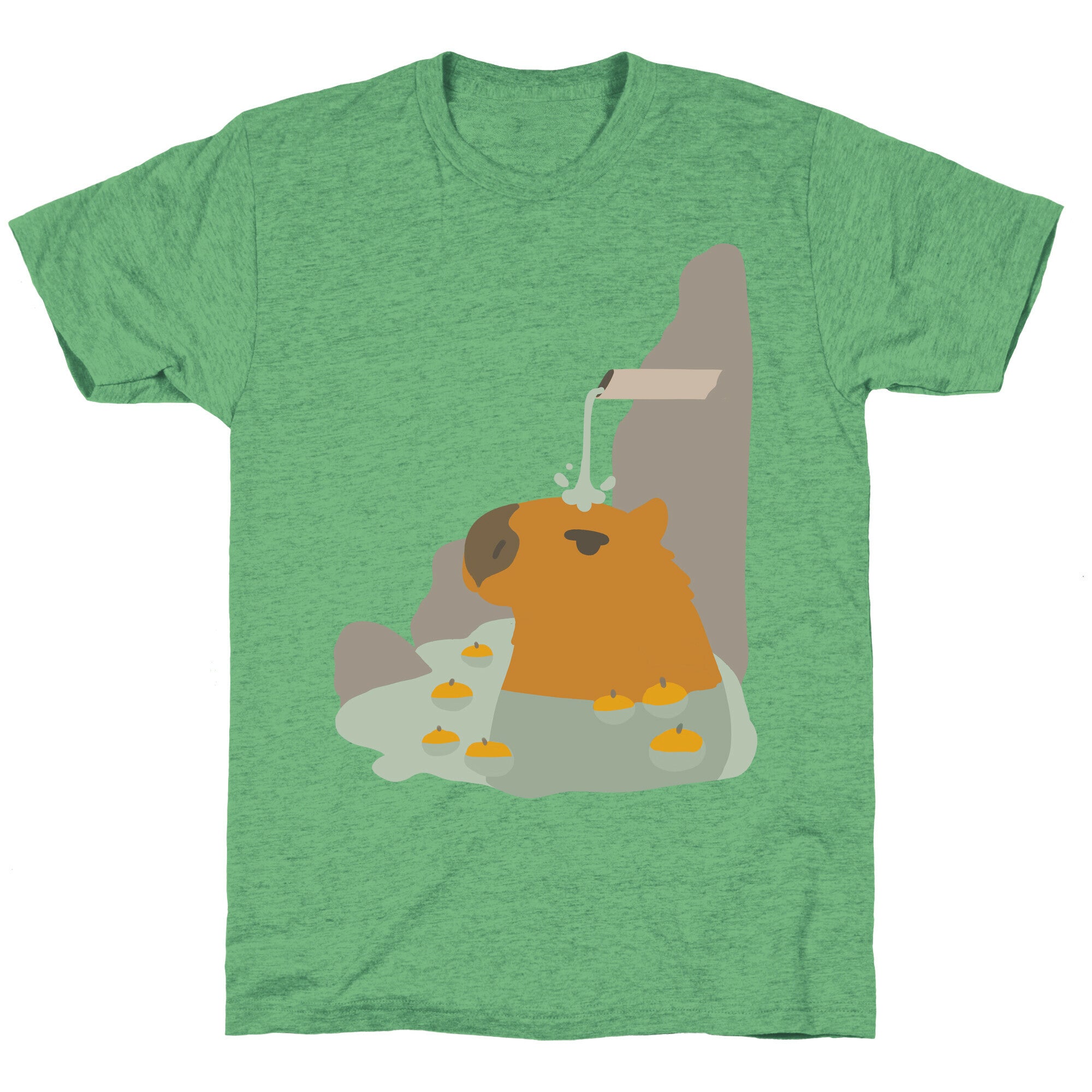 Capybara Hot Spring Unisex Triblend Tee